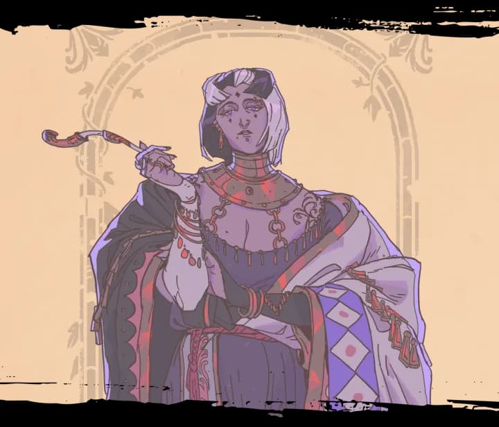 Official character portrait of Belladona the Alchemist in Sovereign Tower