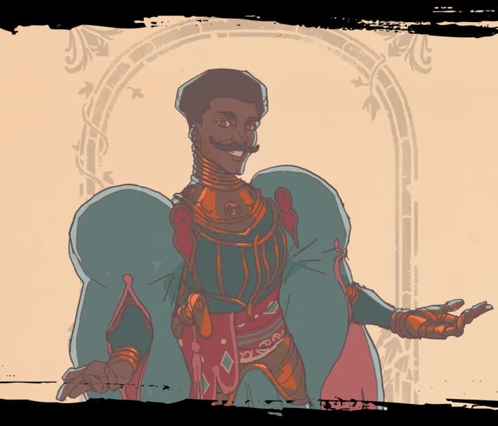 Official character portrait of Sagadin the Instructor in Sovereign Tower
